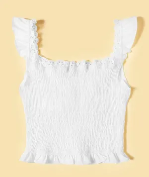 White Embroidered Blouse thumbnail 2
