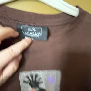 Vintage L.A. art wear size XL handmade in CA Kokopelli design. thumbnail 4