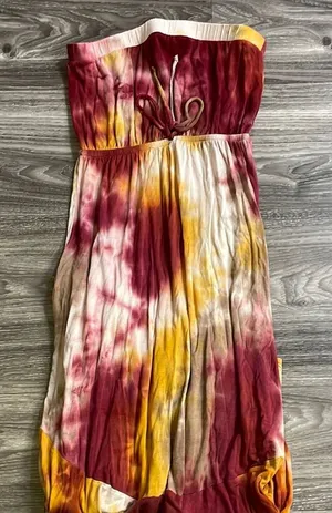 Rolla Coster Multicolor Tie-Dye Dress. Size Large thumbnail 1
