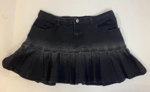 I.AM.GIA Women’s Vintage Black Pleated‎ Skater Skirt Size S thumbnail 1