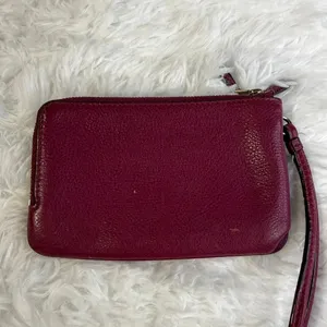 Coach Burgundy Wristlet thumbnail 2