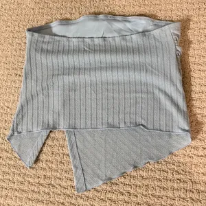 SHEIN  NWOT Sky Blue Strapless Top thumbnail 3
