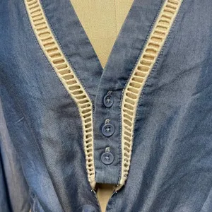 Lovers + Friends Carmine Chambray Tencel Top Size‎ Medium thumbnail 7