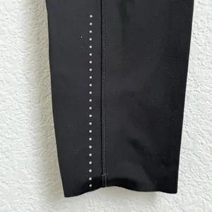 LULULEMON Athletica Fast And Free 7/8 Black Leggings Size 6 thumbnail 10