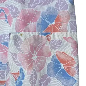 Vintage Regal Rose Floral Print Button Down Midi Dress ￼Size Medium thumbnail 6