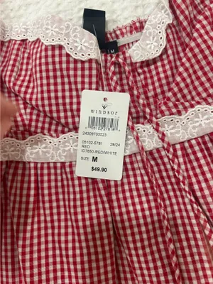 Windsor Lace gingham dress thumbnail 3