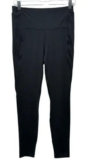 All In Motion Women Leggings Brushed Sculpt High Rise Pocket Black Sz M UPF 50 thumbnail 1
