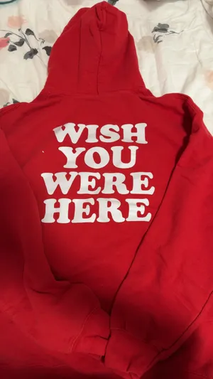 Red Hoodie Size M thumbnail 2
