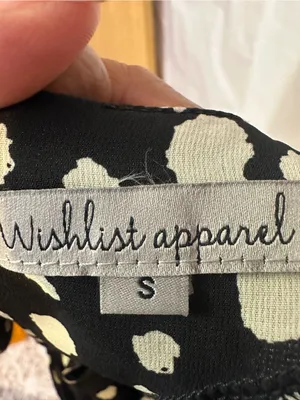 Wishlist Black and White Spot Print Blouse thumbnail 5