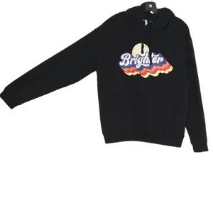 NEW Zyia Graphic Hoodie Brighter Retro 70s Athleisure Casual Lounge Black XL thumbnail 2