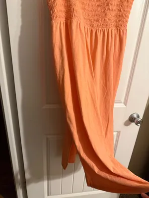 Old Navy Peach Petite Midi Sundress Women’s thumbnail 2
