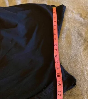 Unisex black scrubs size 2X thumbnail 4