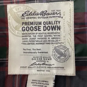 Eddie Bauer Women’s Goose Down Puffer Vest Tartan Plaid Size Small thumbnail 7