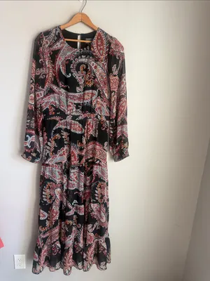 Anthropologie Paisley Maxi Dress 12 thumbnail 2