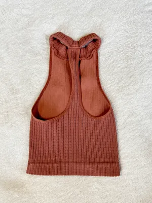 Intimately Free People Burnt Orange Halter Tank Top XS/S thumbnail 5