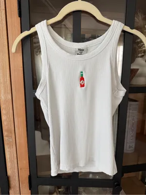 Vine and Valley hot sauce spicy pepper embroidered tank top ribbed tabasco thumbnail 5