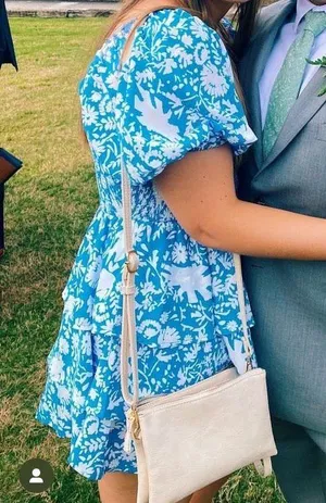 Entro Blue And White Romper thumbnail 3