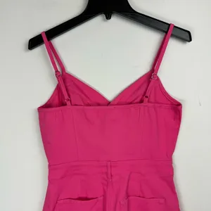 NWT Day + Moon Pink Denim Romper Button Front One Piece Size M thumbnail 12