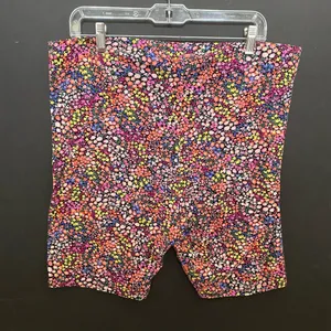 H&M Ditsy Floral Multicolored Bike Shorts Women’s Summer Spring thumbnail 3