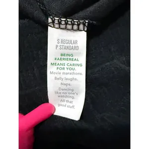 Aerie Black Corduroy Flare Pants High Waisted Bell Bottoms Sz‎ S thumbnail 9