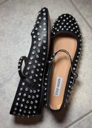 Steve Madden Ballet Flats Black thumbnail 1