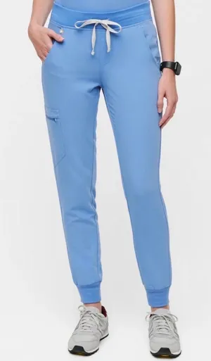 FIGS Ciel Blue Scrub Joggers thumbnail 1