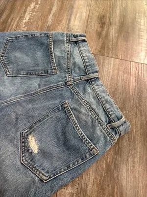 Garage Denim Jeans Shorts Festival Distress Destroyed Fray Cutoff size 26 thumbnail 5