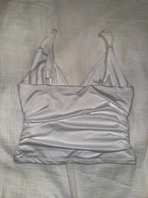Ruched tank top Gray thumbnail 2