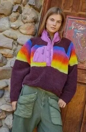 Free People Movement Hit The Slopes Printed Pullover thumbnail 1