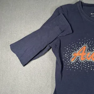 Auburn Shirt Womens Large Retro Brand Long Sleeve Rhinestone Graphic Tee Tigers‎ thumbnail 5