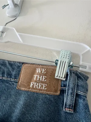 Free People We The‎ Free Women's Tinsley Baggy High Rise Straight Jeans thumbnail 8