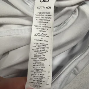 Alo Yoga Tennis Skirt White Pleated Built-In Shorts Size XS thumbnail 4
