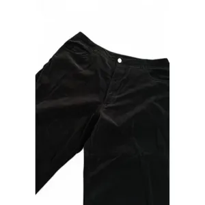 Vintage Adriana‎ Bermani Sport Black Velour Pants Sz 14 Vintage Y2K Goth thumbnail 8