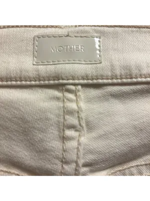 Mother The Insider Crop Step Fray Cream Puffs Jeans Size 29 thumbnail 7