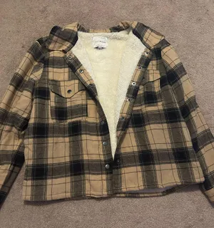 Lucky Brand Sherpa Lined Jacket Plaid thumbnail 1