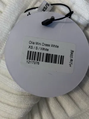 NWT Princess Polly White Olia Mini Dress Sweater Ribbed Strapless Cutout Size XS thumbnail 5