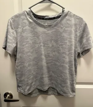 Patterned Athletic Short Sleeve  thumbnail 1