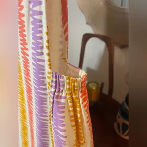Compañía Fantástica Sleevelss Multicolor Dress V-Neck Colorful Playful Vacation thumbnail 6