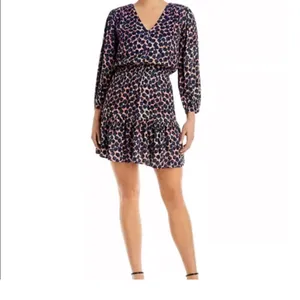 Velvet‎ by Graham & Spencer Mini dress V Neck Long Sleeve Size Medium Geometric thumbnail 11
