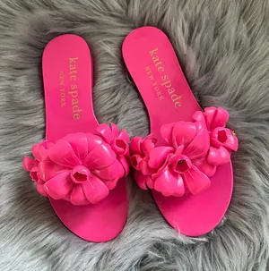 NWOT Kate Spade Jaylee Slide Sandals Hot Pink sz 6 thumbnail 1