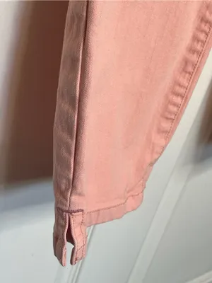 Anthropologie Pilcro Stet Sz 32 Peach Pink Cropped Ankle Jeans thumbnail 4