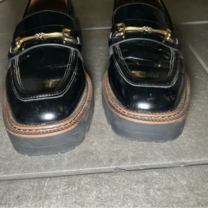 Sam Edelman Laurs Black Chunky Platform Lug Sole Loafers Women’s Shoe Size 8.5 thumbnail 5