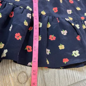 NWT Madewell silk Ruffle-Strap Cami Confetti Floral Sz 2‎ thumbnail 10