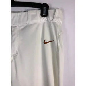 Nike Team Womens M White Softball Baseball Pants Reinforced Knee Belt Loop thumbnail 5
