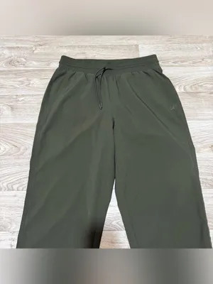 GapFit Women's Olive Green Drawstring Casual Pants Size Small thumbnail 3