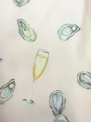BedHead PJs X Anthropologie Classic Jersey 2 Piece Pajama Set Oysters Champagne thumbnail 8