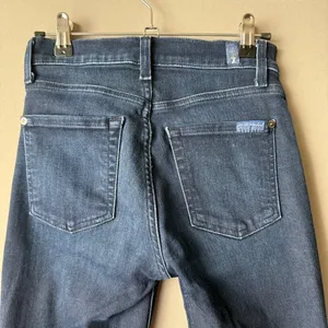 7 For All Mankind sz 23 blue jeans high waist‎ ankle jeans thumbnail 8
