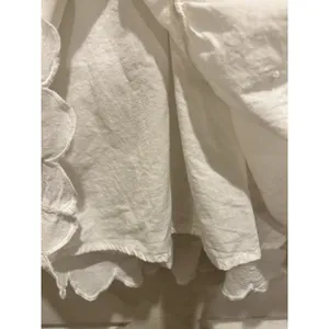 Anthro Let Me Be White Eyelet‎ Embroidered Peplum Cami Top Boho Cotton Sz 6 thumbnail 13