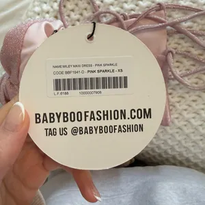 Babyboo Miley Maxi Dress Pink Sparkle thumbnail 8