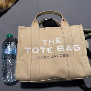 Marc Jacobs Tan Canvas Tote Bag thumbnail 7